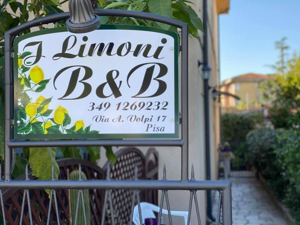 I Limoni B&B Pise Extérieur photo